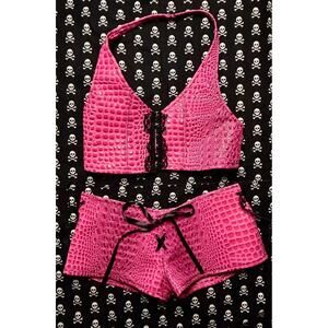 Handmade Y2K Emo Bratz Inspired Snake Skin Set